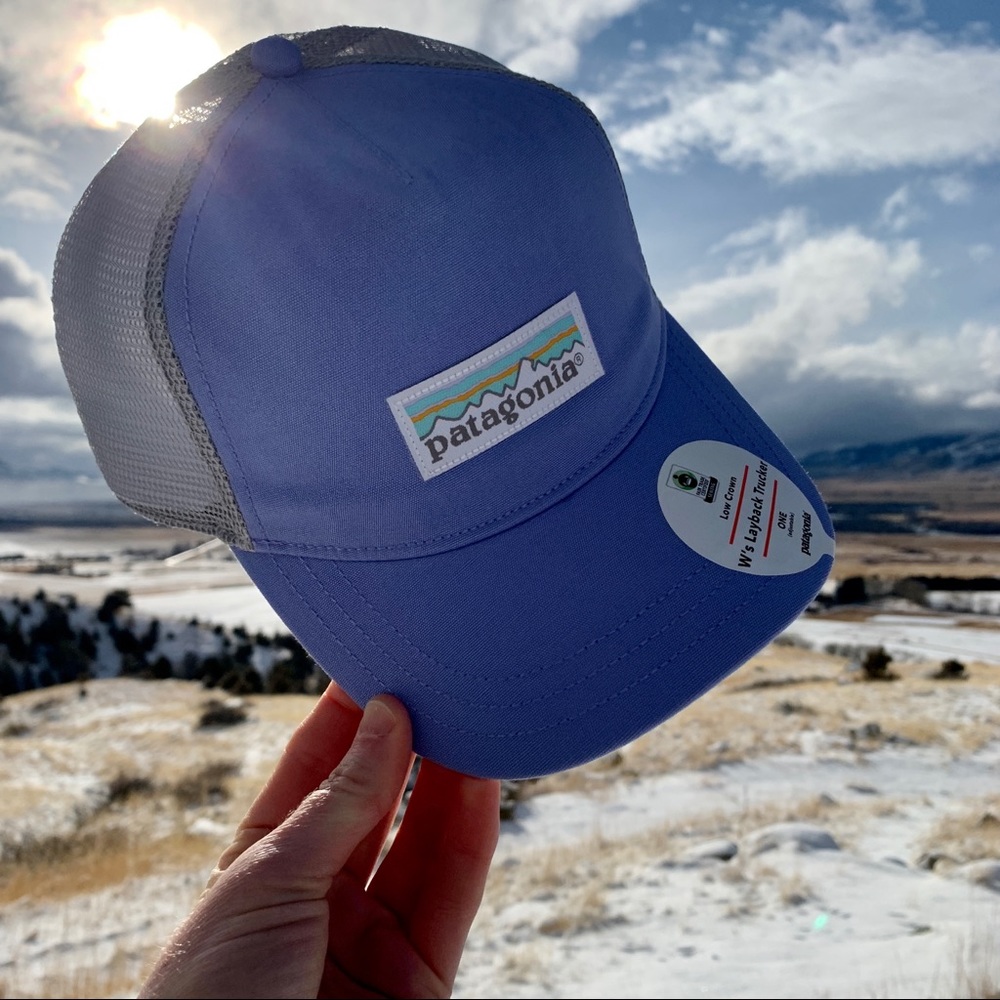 NWT Patagonia Women's Logo Trucker Hat - Purple